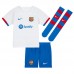 Barcelona Ferran Torres #7 Barnkläder Borta matchtröja till baby 2023-24 Kortärmad (+ Korta byxor) Billigt